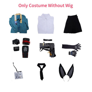 Hoshimi Miyabi Cosplay Costume Wig Black Hair Game Zenless Zone Cosplay Shoes Boots Anime Events Role Play Women Outfits
