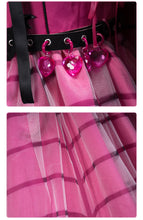 Load image into Gallery viewer, IN STOCK UWOWO Draculauraa Cosplay Costume Pink Suit Vampiree Female Little Devil Cosplay With Cape Hat Halloween Costumes Top
