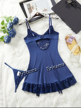 Load image into Gallery viewer, Sexy Lingerie Set Erotic Underwear Set Transparent Porno Lace Sexy Bra And Panty Garter Set Costumes Sexy Hot Erotic Bra Set
