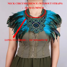 Load image into Gallery viewer, Cosplay Costume Additions Featuring, Gothic Faux Feather-For Carnivals, Party Costume, And Runway Shows
