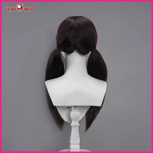 Load image into Gallery viewer, IN STOCK UWOWO Draculauraa Cosplay Wig  Long Hair 60CM Long Black Pink Wig Heat Resistant Halloween Cosplay Outfit Wig
