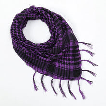 Load image into Gallery viewer, Game Cosplay Plaid Scarf Anime Gothic Warm Headscarf Halloween Carnival Costume Prop
