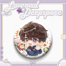Load image into Gallery viewer, Game Love And Deepspace Crow Snowman Qinche Sylus Xavier Zayne Rafayel Cosplay Costumes SPTE Tin Plated Pin Badge Pendant Prop
