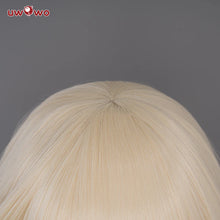 Load image into Gallery viewer, UWOWO Chii Cosplay Wig Anime/Mangaa Lolita Pink Bow Clamp Chii Wig Light Yellow Long Hair Halloween Wigs
