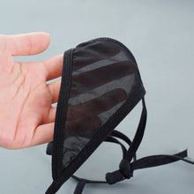 Load image into Gallery viewer, Sexy Mini Bra Sets Wirefree Ultra-thin Mesh Unlined Bra Brief Set Black Transparent 2 Pieces Halter Women&#39;s Exotic Lingerie Sets
