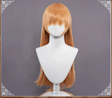 Load image into Gallery viewer, IN STOCK UWOWO NSFW 18+ Original Character Charlotte Nun Figure Sister Cosplay Wig Wig 70cm Orange Hair For Women
