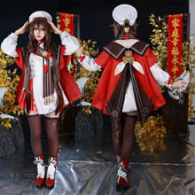 Load image into Gallery viewer, Hutao Cosplay Costume Game Genshin Impact New Skin Cherries Snow-Laden  Hutao Cosplay Costume Plus Size
