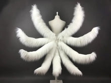 Load image into Gallery viewer, Game LOL Cosplay Costumes Fox LOL Ahri Nine Tailed Upgraded Transform-model Tail Cosplay White 3 Sizes

