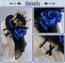 Load image into Gallery viewer, LAST BATCH UWOWO Genshin Impact Fanart Furina Focalors Black Devil Lolita Dress Cosplay Costume With Hat Halloween Costume
