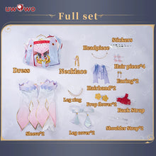 Load image into Gallery viewer, IN STOCK UWOWO Jinhsi Cosplay Game Wuthering Waves Jinhsi Peach Blossom Cosplay Costume Dress Halloween Costume
