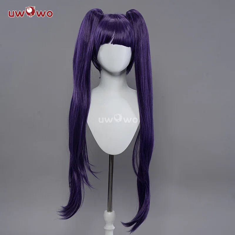 UWOWO Princesss Cosplay Wig Season 3 Musaa Long Purple Hair Halloween Cosplay Wig