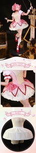 IN STOCK Kaname Madoka Cosplay Anime Puella Magi Madoka Magica 【S-XXL】 WakuWaku-SR Women Cute Costume Madoka Cosplay Plus Size