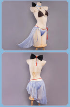 Load image into Gallery viewer, LAST BATCH UWOWO Ganyu Cosplay Swimsuit Exclusive Game Genshin Impact Fanart Ganyu Costume Swimming Bra Panties Full Halloween

