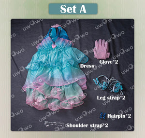 IN STOCK UWOWO Bloomm Anime Cosplay Costume Big Fairy Wings Cosplay Princes Costume Outfit Butterfly Halloween Costumes