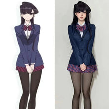 Load image into Gallery viewer, Halloween Anime Komi Can&#39;t Communicate Shouko Komi Cosplay Costume Shirt Tie Short Skirt Wig Set High School Women Uniform
