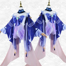 Load image into Gallery viewer, Genshin Impact Cosplay Sangonomiya Kokomi Game Cosplay Costumes Wig Shoes Hat Anime Suits Halloween Party Disfraz Mujer Women

