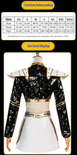 Load image into Gallery viewer, UWOWO Zoey Cosplay Collab Series: Kpop Huntrix Zoey GOLDEN Performance Black Suit Cosplay Costume XS-3XL Halloween Costume
