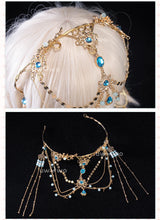 Load image into Gallery viewer, IN STOCK UWOWO Nilou Cosplay Genshin Impact Fanart Nilou &#39;Aqua Seraphina&#39; Dance Dress Cosplay Costume
