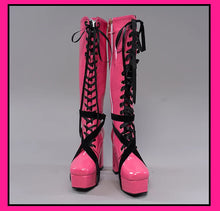 Load image into Gallery viewer, UWOWO Draculauraa Cosplay Shoes New Anime Boots High-heels Size 35-43 Shoes Halloween Costume Shoes
