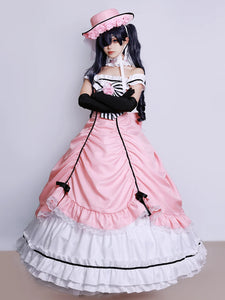 High-quality Black Butler Ciel Phantomhive Robin Dress Cosplay Costume Japanese Anime Carnival Party Uniform