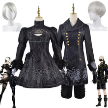 Load image into Gallery viewer, Nier Automata Cosplay Costume 9S Yorha 2B Cosplay Costume Wig Sexy Anime Games Suit Male Women Halloween Party Fancy Dress

