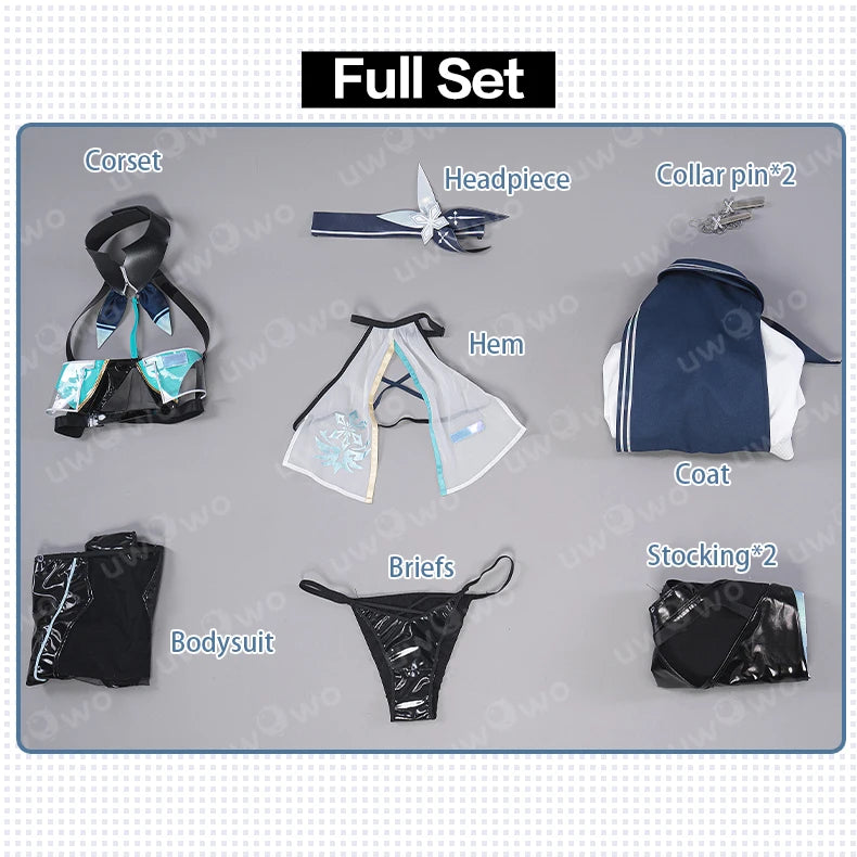 LAST BATCH UWOWO Genshin Impact Fanart Racing Eula Cosplay Costume Bodysuit