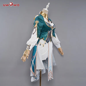 In Stock UWOWO Lisa Cosplay Genshin Impact Lisa Sumeru Uniform Character New Skin Halloween Costumes Cosplay Outfit