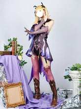 Load image into Gallery viewer, Anime Game Genshin Impact Fischl Cosplay Costume Purple Uniform Dress Dress Costume Halloween Carnival Party Carnival Set
