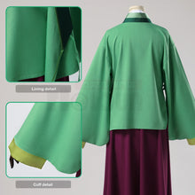 Load image into Gallery viewer, HOLOUN The Apothecary Anime Maomao Cosplay Costume Wig Elastic Skirt Green Top Rose Net Synthetic Fiber Cos Convention Gift

