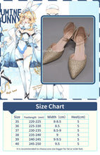 Load image into Gallery viewer, LAST BATCH UWOWO Genshin Impact Fanart: Lumine Bunny Suit Canon Outfit Cosplay Shoes Traveler Lumine Shoes
