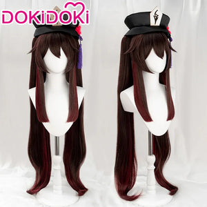 IN STOCK Hutao Cosplay Game Genshin Impact Cosplay【Size S-XXL】DokiDoki-SR HuTao Costume Metal Accessories Halloween Plus Size