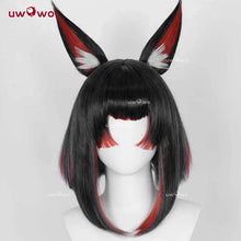 Load image into Gallery viewer, UWOWO Ahri Wig Game League of Legends/LOL: Ahri After Hours Mythic Variant Cosplay Wig With Ears ShortBlack Wig Halloween Wig
