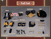 Load image into Gallery viewer, IN STOCK UWOWO Navia Cosplay Genshin Impact Navia Cosplay Costume Fontaine Rococo Style Dress Cosplay Halloween Costume
