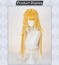 Load image into Gallery viewer, UWOWO Ju Fufu Wig Game Zenless Zone Zero ZZZ Ju Fufu Cosplay Wig Orange Yellow Hair Long Hair Halloween Wig
