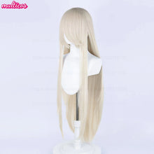 Load image into Gallery viewer, High Quality Anime 100Cm Long Staight Cosplay Wig Black White Red Pink Brown Gold Blue Blonde Purple Heat Resistant Hair Wigs
