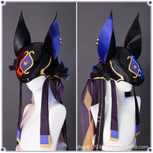 Load image into Gallery viewer, Genshin Impact Cyno Cosplay Hat Game Genshin Cyno Cap Props Accessories Halloween Party Props
