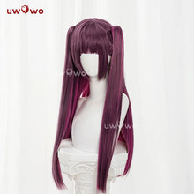 Load image into Gallery viewer, UWOWO Mikari Tachibanaa Wig 2.5 Dimensionall Seduction Niteng0o Jigen no Ririsaa Cosplay Wig Purple Long Hair With Ponytail
