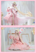Load image into Gallery viewer, LAST BATCH UWOWO Anime/Mangaa Chii Cosplay Costume Lolita Pink Dress with Bowknot Clamp Halloween Christmas Chii Costumes Outfit
