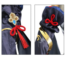 Load image into Gallery viewer, Frostflower Dew Shenhe Cosplay Costume Genshin Impact Adult Uniform Wig Anime Halloween Costumes Women Game Character Outfit

