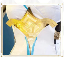 Load image into Gallery viewer, Genshin Impact Game Lumine Cosplay Costumes Halloween Carnival Party Clothes for Women Girls Cute Dress Suit Wig Full Sets

