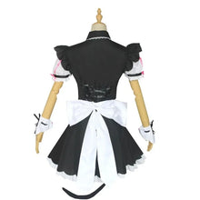 Load image into Gallery viewer, NEKOPARA Cosplay Chocola Vanilla Cosplay Maid Dress  Women Girls Full Set  Cute Lolita Halloween Party Outfits with Wig
