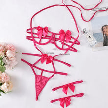 Load image into Gallery viewer, Sexi Babydoll Lace Bra And Panty Set Perspective Sex Erotic Costumes Lingerie Set Underwear Dress Porn Sexy Lingerie For Women
