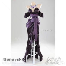 Load image into Gallery viewer, Anime Overlord Season 4 Cosplay Albedo Costume Sexy Up Slim Dress Necklace Lolita Party Uniform Halloween Christmas Carnival Wig
