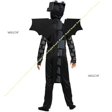 Load image into Gallery viewer, Cosplay Costumes Boys Children M I New Green E Clothes Gray Onesie Child St e Ve Game Character Performance Christmas Halloween
