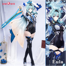 Load image into Gallery viewer, In Stock UWOWO Eula Cosplay Hot Game Genshin Impact Cosplay Eula Costume Lawrence Spin-Drift Knight Halloween Christmas Costumes
