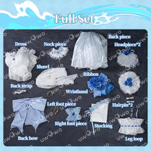 Load image into Gallery viewer, LAST BATCH UWOWO Genshin Impact Cosplay Fanart Furina Focalors White Angel Lolita Dress Cosplay Costume Halloween Cos
