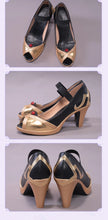 Load image into Gallery viewer, UWOWO Genshin Impact Beidou Cosplay Shoes High-Heels Liyue Beidou Uncrowned Lord of the Ocean Halloween Cosplay Shoes
