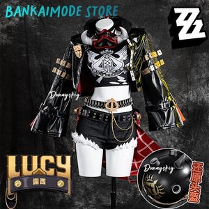 Game Zenless Zone Zero Lucy Cosplay Costume Goth Lolita Dress Wig Mask Helmet Uniform ZZZ Role-playing Anime Party Suit XS-2XL