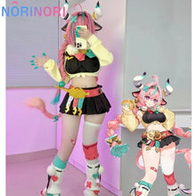 Load image into Gallery viewer, Varesa Cosplay Game Genshin Impact Varesa Cosplay Wig Horn Accessory Uniform New Dress Suit Anime Shoes Carnival Party Outfit
