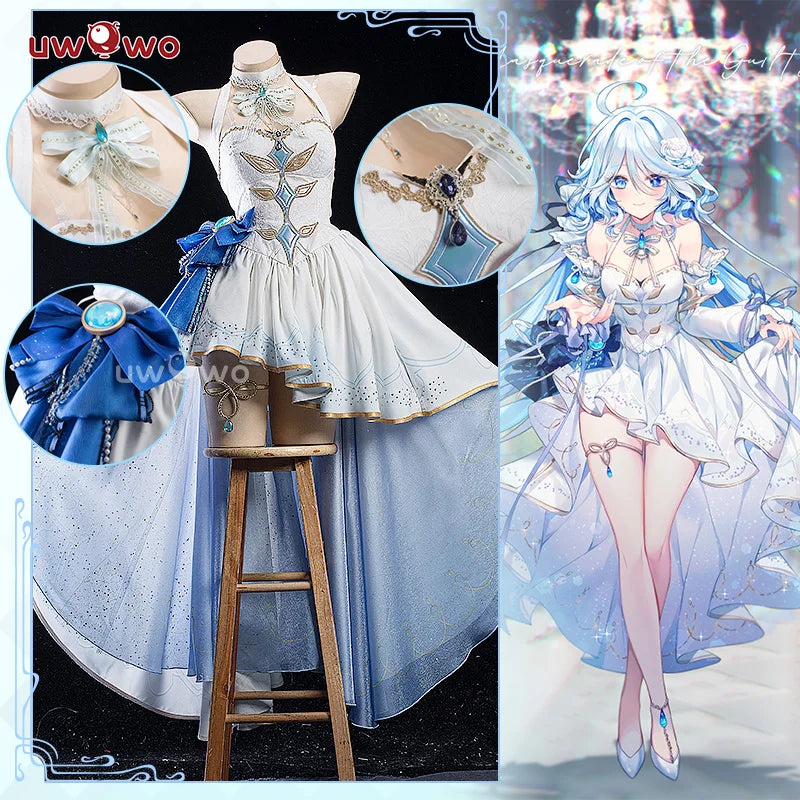 LAST BATCH UWOWO Genshin Impact Exclusive Fanart Focalors Gown Dress Cosplay Costume